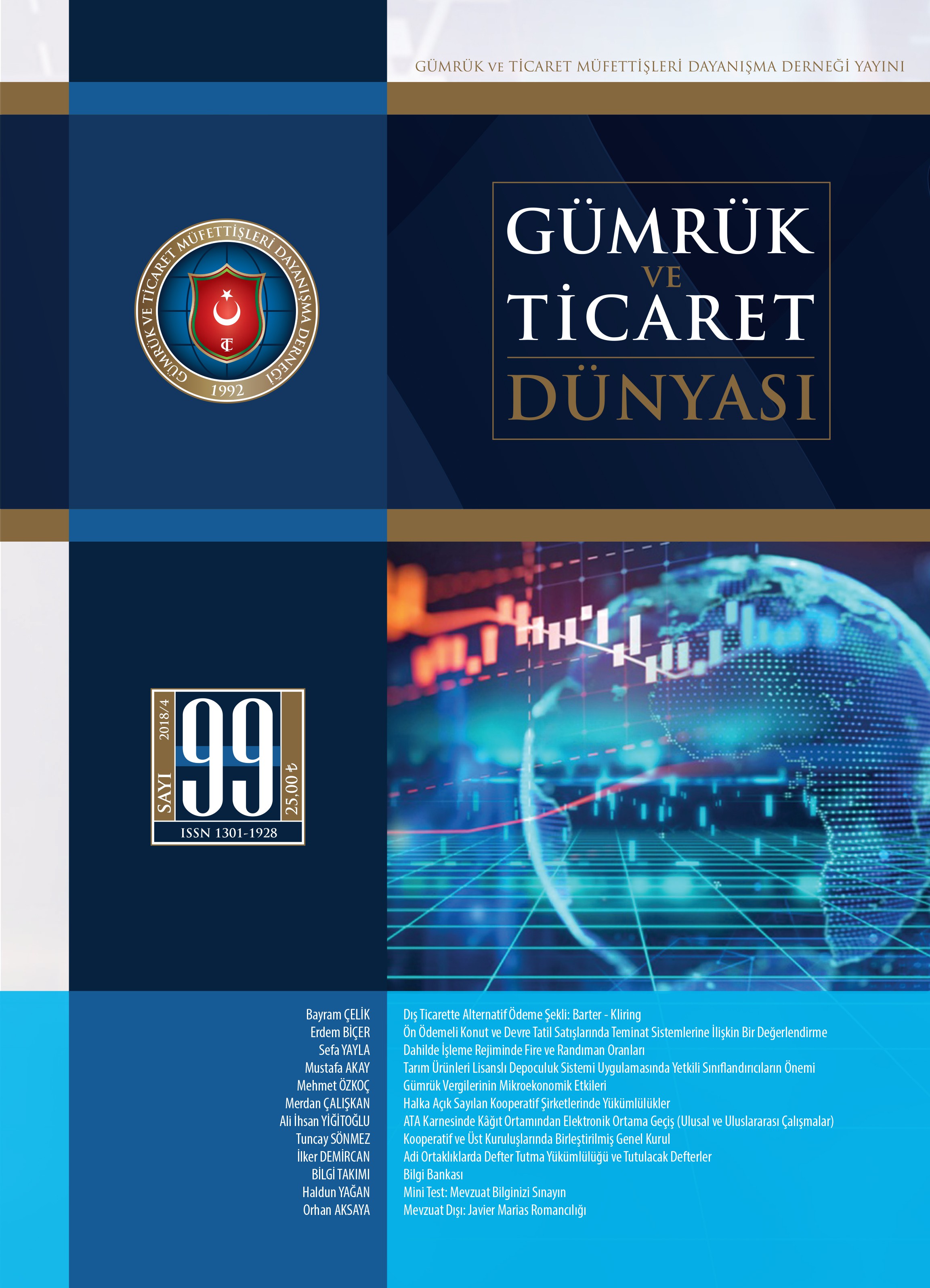 Gümrük ve Ticaret Dünyası Dergisi-Sayı:99