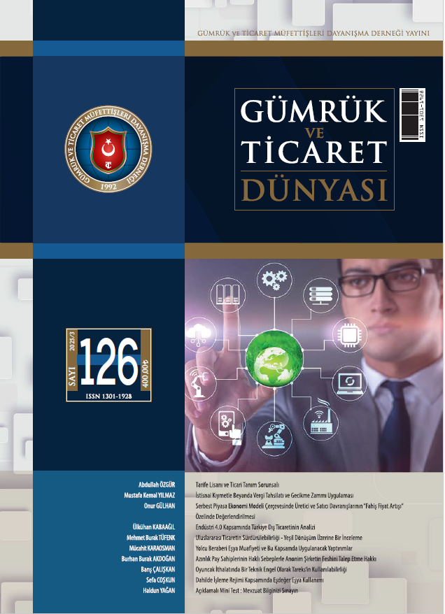 Gümrük ve Ticaret Dünyası Dergisi-Sayı:126