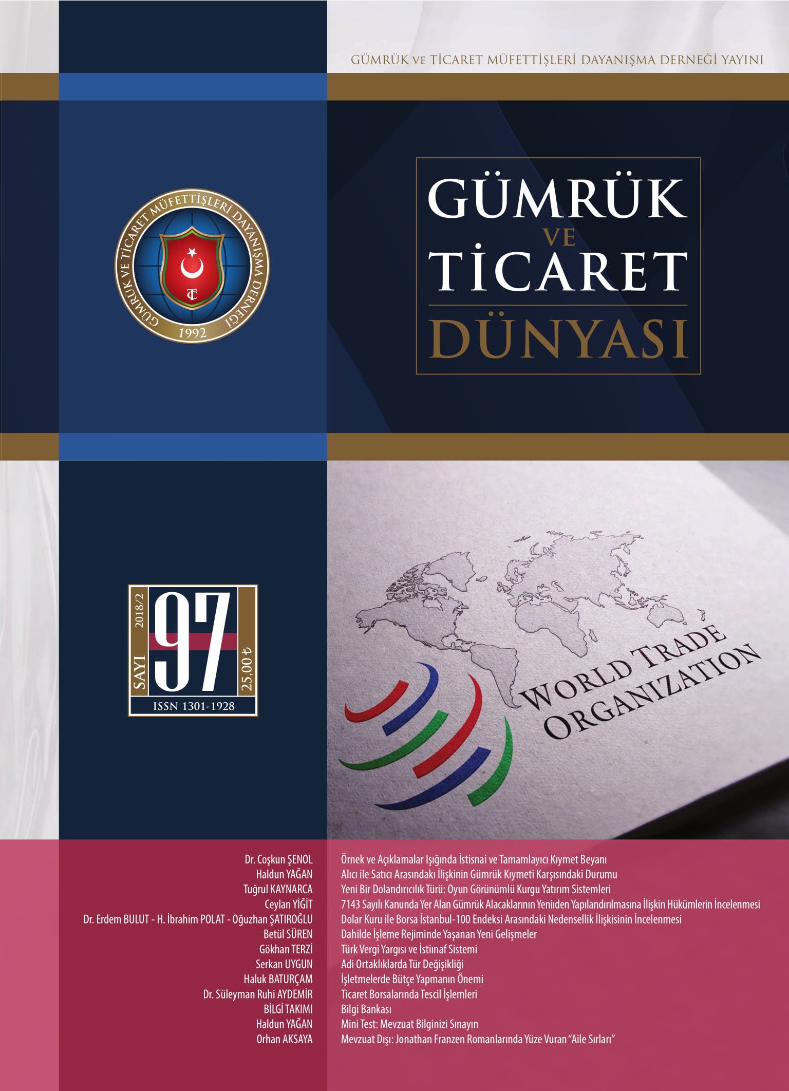 Gümrük ve Ticaret Dünyası Dergisi-Sayı:97