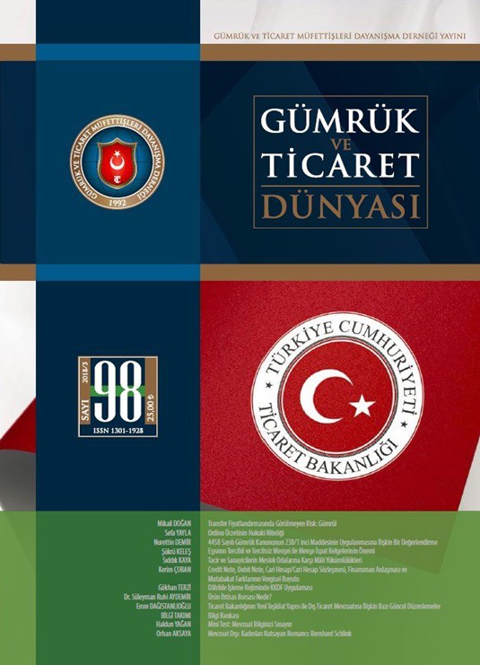 Gümrük ve Ticaret Dünyası Dergisi-Sayı:98