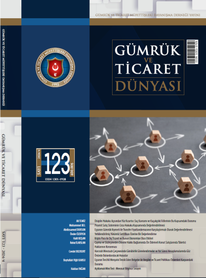 Gümrük ve Ticaret Dünyası Dergisi-Sayı:123