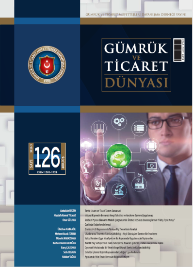 Gümrük ve Ticaret Dünyası Dergisi-Sayı:126