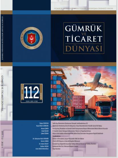 Gümrük ve Ticaret Dünyası Dergisi-Sayı:112